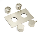 Arroya 2-Function Trim Kit with Knob Handles and Volume Control - Less Rough In