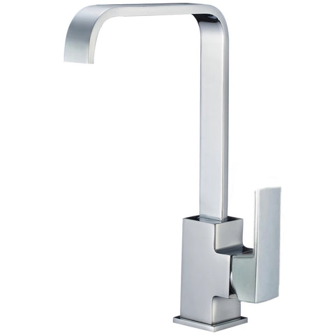 Canal Single Hole Swivel Spout Single Handle Kitchen Faucet