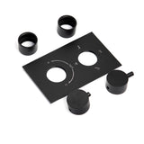 Arroya 3-Function Trim Kit with Knob Handles and Volume Control - Less Rough In