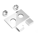 Wasser 3-Function Trim Kit with Knob Handles and Volume Control - Less Rough In