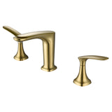 Brianna Widespread 3-Hole Bathroom Sink Faucet with Lever Handles