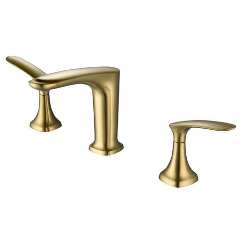 Brianna Widespread 3-Hole Bathroom Sink Faucet with Lever Handles