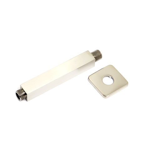 Wasser 6" Ceiling Mounted Shower Arm with Flange