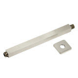 Wasser 12" Ceiling Mounted Shower Arm with Flange