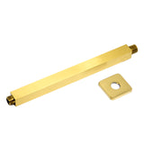 Wasser 12" Ceiling Mounted Shower Arm with Flange