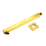 Wasser 12" Wall Mounted Shower Arm with Flange