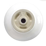 Sutherland White Ceramic Round Vessel Bathroom Sink with Pop Up Drain