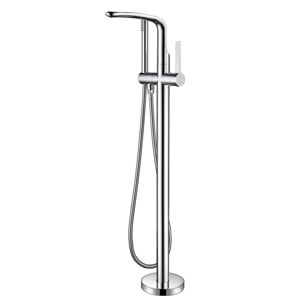 SevenFalls 8024 Freestanding Bathtub Faucet with Hand Shower