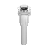 Sutherland White Ceramic Round Vessel Bathroom Sink with Overflow and pop up drain