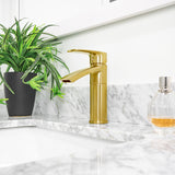 Ariana 7" Single Hole Bathroom Sink Faucet with Swivel Spout