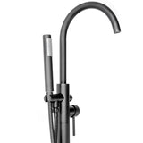 SevenFalls 8017 Single Handle Floor Mounted Tub Filler with Handheld Shower