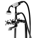 SevenFalls 8019 Telephone Double Lever Handles Clawfoot Floor Mounted Tub Filler