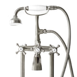 SevenFalls 8019 Telephone Double Lever Handles Clawfoot Floor Mounted Tub Filler