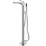 SevenFalls 8047 Single Handle Floor Mounted Tub Filler with Handheld Shower
