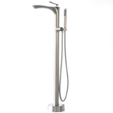 SevenFalls 8047 Single Handle Floor Mounted Tub Filler with Handheld Shower