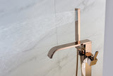 SevenFalls 8015 Freestanding Bathtub Faucet with Hand Shower