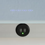 smartLED Illuminated Fog-Free Bathroom Mirror with Built-In Bluetooth Speakers and Dimmer