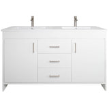 Olivia 60" Double Sink Freestanding Bathroom Vanity Set
