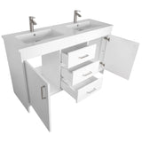 Olivia 60" Double Sink Freestanding Bathroom Vanity Set