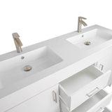 Olivia 60" Double Sink Freestanding Bathroom Vanity Set