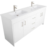 Olivia 72" Double Sink Freestanding Bathroom Vanity Set