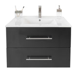 Utopia 24" Single Sink Wall-Mounted Bathroom Vanity Set