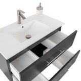 Utopia 36" Single Sink Wall-Mounted Bathroom Vanity Set