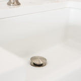 Pop Up Drain assembly with Cap No Overflow for Vessel Sinks