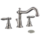 Dionna 9185 Widespread 3-Hole Bathroom Faucet with Lever Handles