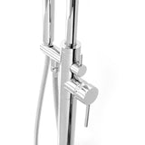 SevenFalls 8017 Single Handle Floor Mounted Tub Filler with Handheld Shower