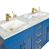 Amaya 60" Double Sink Bathroom Vanity Set