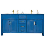 Amaya 60" Double Sink Bathroom Vanity Set
