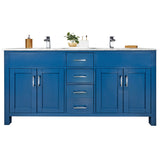 Amaya 60" Double Sink Bathroom Vanity Set