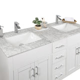 Amaya 60" Double Sink Bathroom Vanity Set