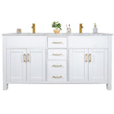 Amaya 60" Double Sink Bathroom Vanity Set