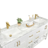 Sophia 72" Double Sink Bathroom Vanity Set