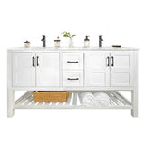Sophia 60" Double Sink Bathroom Vanity Set