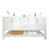 Sophia 60" Double Sink Bathroom Vanity Set