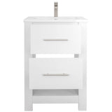 Mulberry 24" Single Sink Freestanding Bathroom Vanity Set