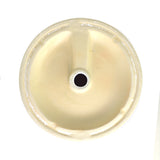 Sutherland White Ceramic Round Vessel Bathroom Sink with Overflow and pop up drain
