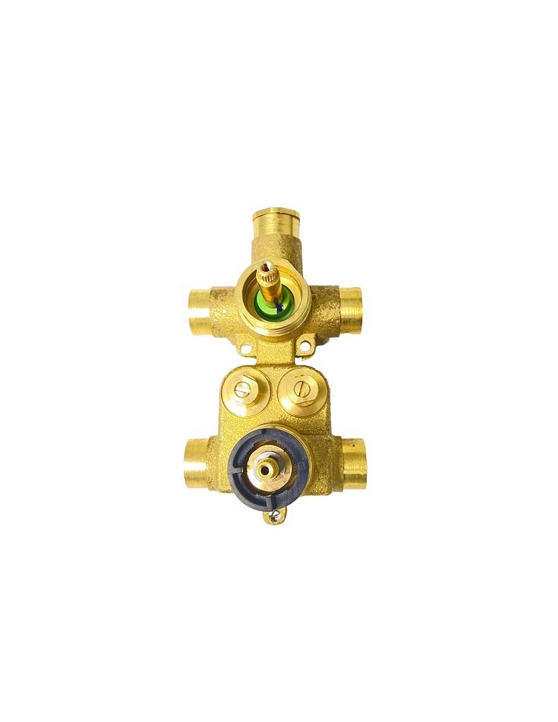 Wasser/Arroya Shower System Thermostatic Rough-In Valve with Volume Control