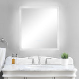 smartLED Illuminated Fog-Free Bathroom Mirror with Built-In Bluetooth Speakers and Dimmer