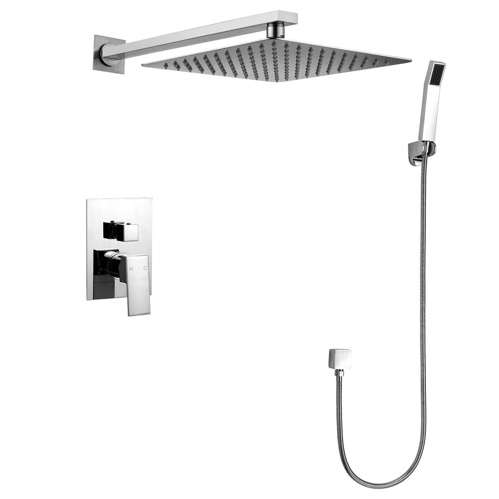 Narmada 9183 2-Function Shower System with Shower Head, Hand shower and Valve Trim. Rough-in Included