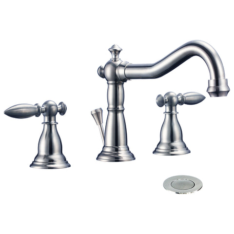 Dionna 9185 Widespread 3-Hole Bathroom Faucet with Lever Handles