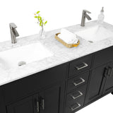 Amaya 60" Double Sink Bathroom Vanity Set