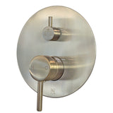Mackenzie 9185 2-Function Round Shower System with Shower Head, Hand shower and Valve Trim. Rough-in Included